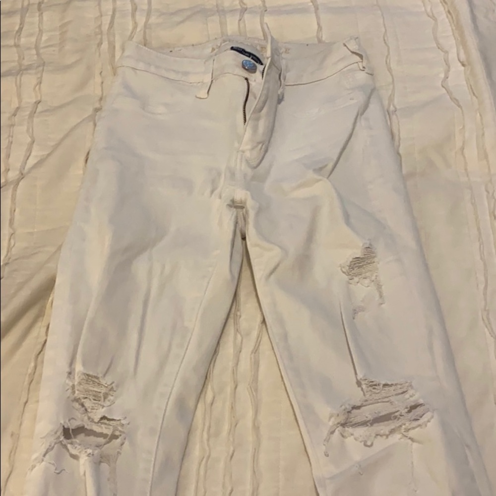 White jeans